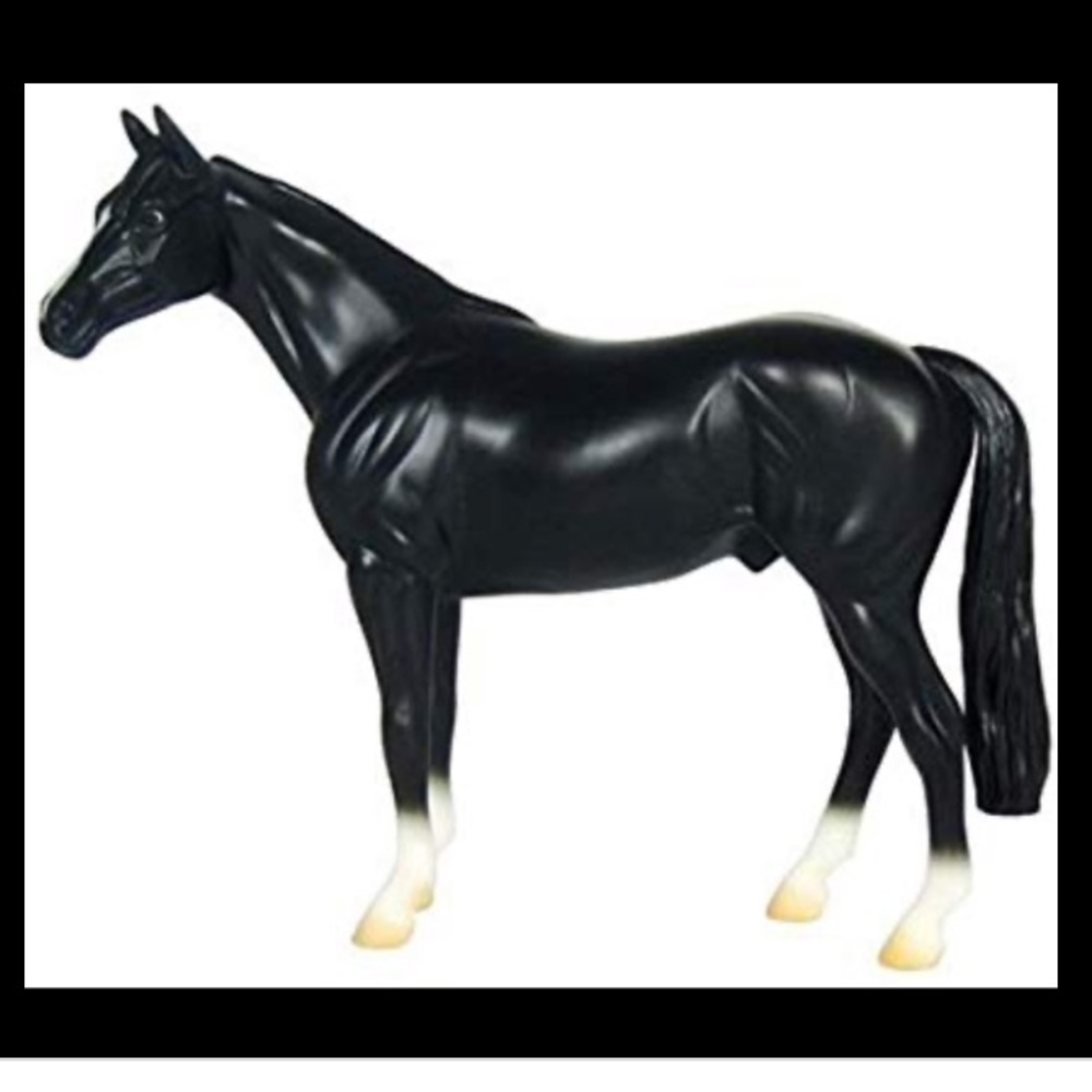 Black thoroughbred Breyer